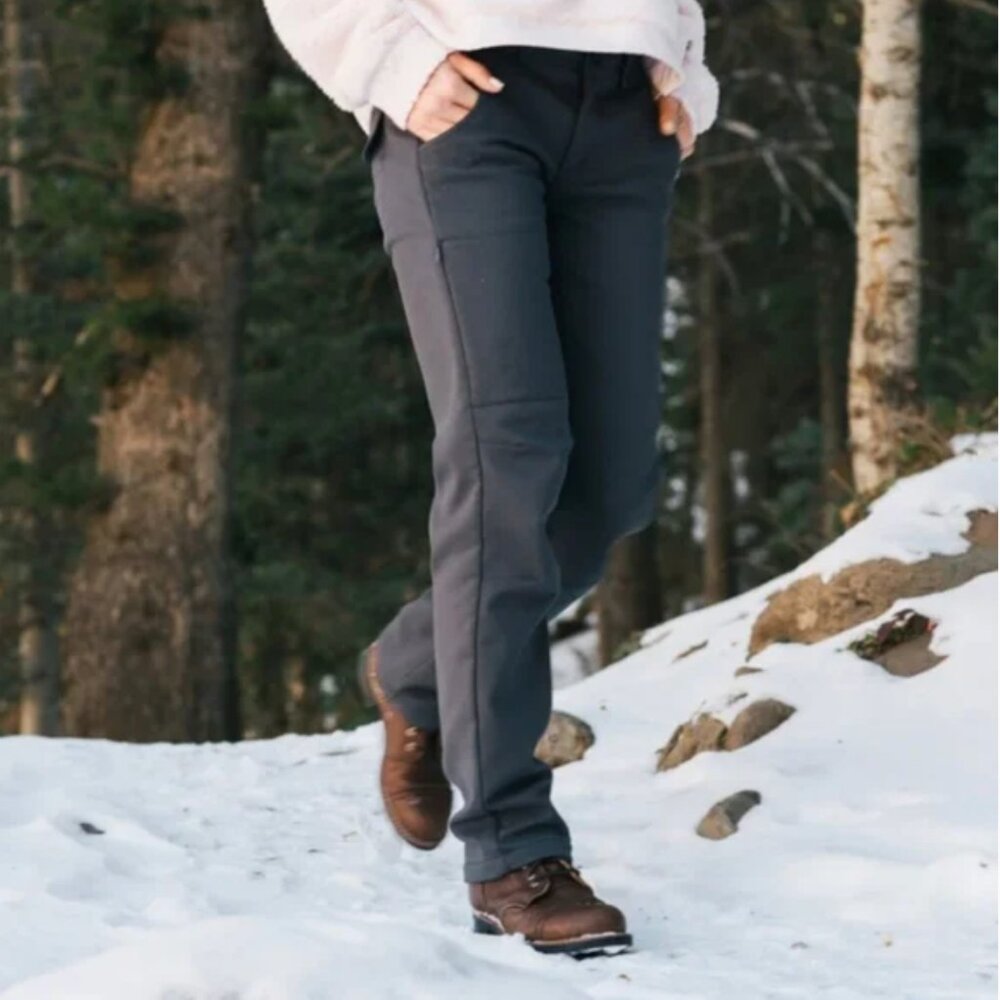 Ketchi Sitka Pant Gray Fleece Lined Waterproof Winter Hiking Pants